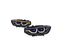 Luces de coche Compatible con BMW Serie 4 F32 faro 2013-2019 F33 F36 F80 425i 428i 430i 435i DRL señales de giro dinámicas accesorios de coche(2016-2019 white)