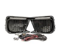 Luces De Conducción Diurnas Para Subaru Para WRX Para STI 2018-2021 Con Señal De Giro Lámpara Antiniebla Bisel Coche LED DRL Luz Circulación Diurna(No fog hole,Dynamic Signal)