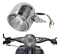 Luces de conducción para motocicletas - Lámpara de alta visibilidad con carcasa de aleación - Faros delanteros transparentes para motocicletas, para mantenimiento nocturno diario de bicicletas Conducc