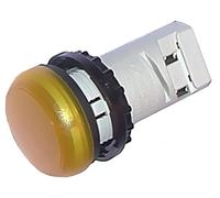 Cabezal de lámpara de señal 22 mm amarillo RMQ titanio 216910
