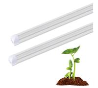 Luces de crecimiento para plantas de interior - Tubo LED T8 completo de 60 cm - Ahorro energético para interiores, invernaderos, oficinas, jardines, apartamentos