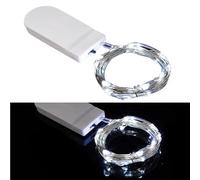 Luces de cuerda LED de alambre de cobre - Mini luces de , mechones de vacaciones luminosos, decoración de luces interiores brillantes | 1 m luz ambiental a pilas para casa, dormitorio, fiesta de