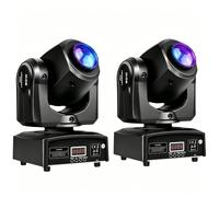 Luces de DJ de cabeza móvil de 60 W, 8 gobos, 8 colores, 11 canales, luz LED de cabeza móvil con sonido DMX 512 activado, luces de DJ para fiestas, discoteca, boda, bar, club, iglesia, eventos