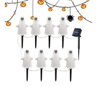 Luces De Embrujado - Scary Al Aire Libre Estacas De Halloween, Luces De Linterna Fantasma Solar | Jardín Fantasma Decoración, Fondo Espeluznante Para Pasarelas Y Céspedes, Figuras
