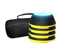Luces de entrenamiento de reacción, 6 unidades, entrenador de reflejos de velocidad de agilidad con modo intermitente LED para deportes, fitness, gimnasio, entrenador y atleta