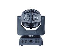 Luces de escenario, DJ Stage Head Light 12pcs RGBW 4in1 Alto brillo Led Disco Ball Party Aro De Luz Selfie Ring