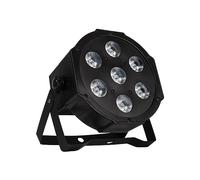 Luces De Escenario, LED Par 7x12W RGBW 4IN1 Iluminación profesional for escenario Effec Atmósfera de discoteca DJ Music Party Club Dance Floor Foco De Luz De Fiesta