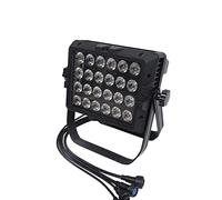 Luces de Escenario, Waterproof Wall Washer 24x18w UV 6in1/RGBW 4in1/RGBWA 5in1 Led Outdoor Rainproof Stage Light Square Par Light(RGBWA UV 6in1)