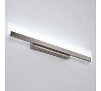 Luces de Espejo de baño, luz Frontal de Espejo LED Moderna con Pantalla de acrílico, Luces de gabinete de Espejo de Metal de níquel, luz de Imagen para Dormitorio de Restaurante de Hotel, luz Blanca