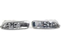 Luces de faros delanteros Faros antiniebla delanteros transparentes con bombillas para Corolla 2003, 2004 y 2005 (812102060, 81200-02060)