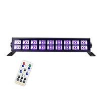 Luces de Fiesta 18 LED 54W UV Violet Stage Negro Iluminación Efecto Bar Black Fiesta Holiday Cumpleaños Body Club DJ Luces de arandela pared discoteca
