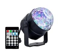 Luces de Fiesta 6W 15 colores LED Efecto de iluminación proyección escenario onda agua DJ Lámpara bola mágica cristal la fiesta discoteca con control remoto
