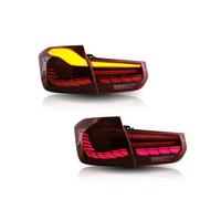 Luces de freno traseras LED rojas Para BMW Serie 3 F30 F35 318i 318Li 320i Luces Traseras Antiniebla Con Intermitentes Dinámicos Plug And Play(B Red 2PCs)