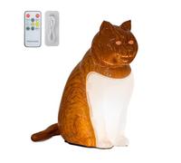 Luces de Gato para Dormitorio, lámpara de Mesa de Gato - Luz de Noche con aromaterapia,Lámpara de Mesa única para Gatos, lámpara de Escritorio con atenuación Continua y Efecto de Sonido con Carga USB