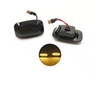 Luces de giro Luces LED De Posición Laterales Dinámicas Luz De Señal De Giro Fluida Para Toyota Para Land Para Cruiser Serie 70 80 Y 100 Intermitente Retrovisor(Dynamic Smoke)