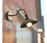 Luces De Granero Grandes De 11,4 Pulgadas, Aplique De Pared Negro Con Cuello De Cisne Para Exteriores, Luz Industrial, Soporte De Pared Exterior Impermeable,Escaparate E Iluminación De Letreros.