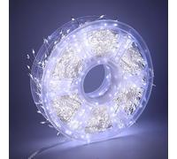 Luces de Hadas en Cuerda, Luces de Rama Impermeables con Fuente de Alimentación USB, Longitud de 20 Pies (6 Metros) con 200 Bombillas LED de Luz Cálida, Incluye Control Remoto, Perfectas p Whitelight