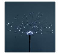 Luces de Hadas LED con alimentación Solar Fuegos Artificiales Flash Lámpara de Diente de león Boda de Navidad para el jardín al Aire Libre.