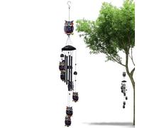 Luces de jardín al aire libre, linterna de metal colgante LED impermeable | Decoración de campanillas de viento al aire libre para propietarios de viviendas, amantes de la naturaleza, coleccionistas