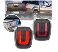 Luces de matrícula LED NSLUMO para Nissan Navara D40 Frontier Armada Titan Xterra Suzuki Equator, luces traseras blancas y rojas, sin errores CANBUS, 2 unidades