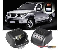 Luces de matrícula LED para N-issan N-avara D40 2004-2018 Luces traseras de coche Accesorios Auto Assembly Blanco 2 piezas