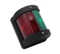 Luces de navegación marinas LED rojas y verdes de alta visibilidad para barcos, yates, barcos, 12 V, 24 V, doble voltaje, PA+PC, luces de navegación para barcos