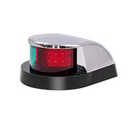 Luces de navegación marinas, luces ligeras de seguridad para barcos de 12 cuentas LED, luz de marcador impermeable para yate, canoa, kayak, remolque, uso en lluvia pesada, nieve o navegación contra