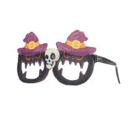 Luces de Navidad al aire libre ¡Vacaciones! Gafas de Halloween con temática navideña para fiestas locas para celebraciones de temporada, accesorio único de disfraz (D,14 x 10 x 2 cm)
