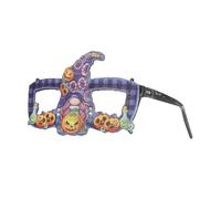 Luces de Navidad al aire libre ¡Vacaciones! Gafas de Halloween con temática navideña para fiestas locas para celebraciones de temporada, accesorio único de disfraz (B,14 x 10 x 2 cm)