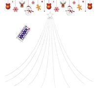 Luces de Navidad alimentadas por energía solar | Iluminación ambiental de estrella multimodo, luces de Navidad de energía solar para decoración al aire libre - para jardín, patio, porche