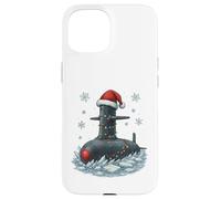 Luces de Navidad envueltas en Submarino Militar Clase Ohio Carcasa para iPhone 15