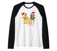 Luces de Navidad para espectáculos de Navidad Sooty & Sweep Camiseta Manga Raglan