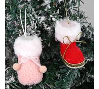 Luces de Navidad para exteriores, decoración de árbol de Navidad, muñeco de nieve, colgante de ambiente festivo, arreglo de estrella, colgante de estrella, muñeca sin rostro, búho, botas, muñeco de