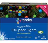 Luces De Navidad Premier De 100 LED Perlas, Multicolor 10m