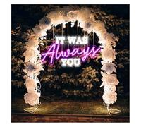 Luces de neón decorativas Lámpara de neón "Siempre fuiste tú" para propuesta matrimonio