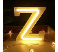 Luces de Neón Señales Luminosas Luces de Letras LED de Neón, Luces de Letras LED Iluminadas Letras de Luces de Marquesina Letras de Luces Letreros de Neón Batería USB (Z)
