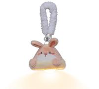 Luces de noche para lámpara de pared de peluche de dibujos animados, pequeña luz nocturna inalámbrica en forma de animal, para niñas, dormitorio, baño, sueño, descanso y pared