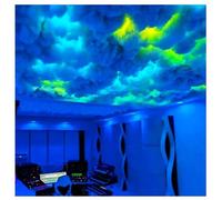 Luces De Nube De Techo Esponjoso, Lámpara De Nube De Trueno RGB, Luz Nocturna De Nube 3D Color Ajustable Con Control Remoto Decoración Navideña Para El Hogar 5m