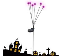 Luces De Ojos De Halloween Solares - Lámparas LED De Ojos Flotantes - Decoración Temblorosa De Luciérnagas Impermeable Iluminación Para Fiestas