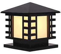 Luces de pilar para exteriores, accesorios de iluminación de poste para exteriores eléctricos Lámpara exterior con luces de columna de aluminio Lámparas de columna a prueba de agua IP65 para exteriore
