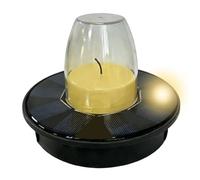 Luces de piscina, velas de iluminación recargables impermeables, luces solares flotantes para piscina, estanque, lago, bañera de agua, jardín, exterior, , noche
