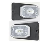 Luces de posición con LED blanco, 1 Set = 2 unidades colgante, camiones, caravanas, vehículos, trailer