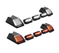 Luces de PosicióN del Techo,Luz Solar para Cabina Luces De Gálibo Y Posición Delanteras, Ámbar Traseras, Rojas, Uso Apto Para Hummer H2 (2003-2009) Para SUT/SUV (2005, 2007-2009)(10pcs White Red)