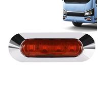 Luces de posición laterales para remolque de automóvil, Luz indicadora lateral de automóvil - Marcador lateral trasero de 4 LED | Marcador LED impermeable Ip67, luces de señal de de 12/24v, lu