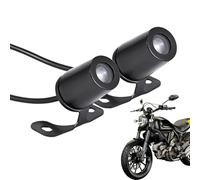 Luces de proyectores Alas de ángel Motocicleta - Lámparas ambientales impermeables Luz de sombra, indicadores de montaje lateral, luz elegante para bicicletas personalizadas | Accesorios de LED