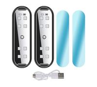 Luces De Puerta Led De Advertencia Del Coche, Luz De Bienvenida Led - Iluminación De Puerta De Coche Magnética De Carga Rápida Con Sensor Inteligente,luces De Advertencia Multifuncionales Largas
