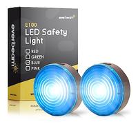 Luces de Seguridad LED Everbeam E100 para Caminar de Noche o para la Bicicleta. Luz LED Waterproof Genial para Correr, pasear al Perro o Hacer Kayak. con Clip y Correas de sujeción - Pack de 2