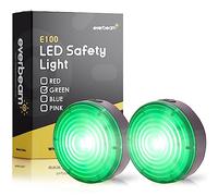 Luces de Seguridad LED Everbeam E100 para Caminar de Noche o para la Bicicleta. Luz LED Waterproof Genial para Correr, pasear al Perro o Hacer Kayak. con Clip y Correas de sujeción - Pack de 2