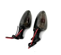 Luces De Señal De Giro 1 Par De Luces Intermitentes para Motocicleta para F650GS, F800S, K1300S, R1200R, G450X, R1200GS, K1200R, F800ST Imper(Fumar)