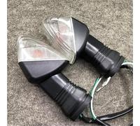 Luces De Señal De Giro 1 Par De Luces Intermitentes para Motocicleta para para Ninja para ZX-6R 636 600 para ZX-10RR 1000 650R para Z750S KLE 500 Imper(Claro)